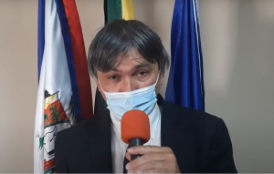 &Aacute;gua j&aacute; esta chegando ao c&oacute;rrego Cacau direto da represa da Faz. Luta