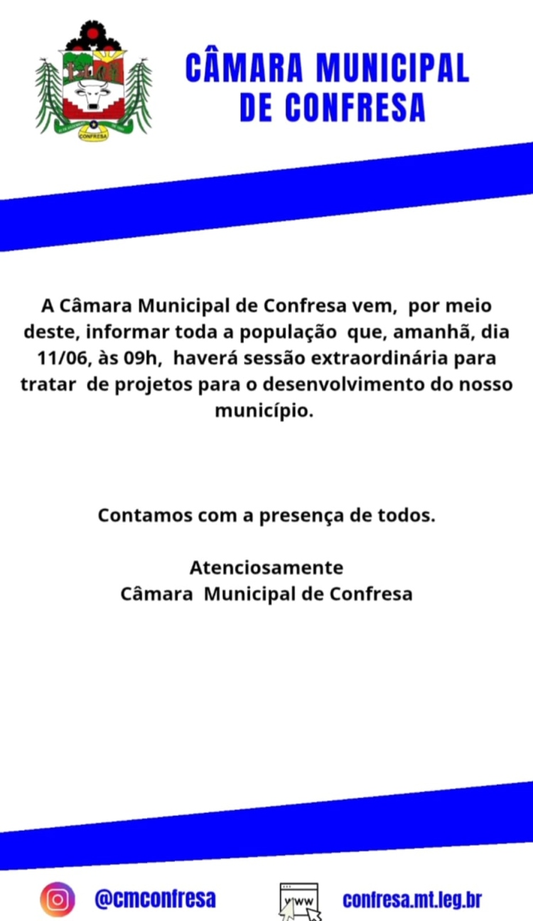 SESS&Atilde;O EXTRAORDIN&Aacute;RIA