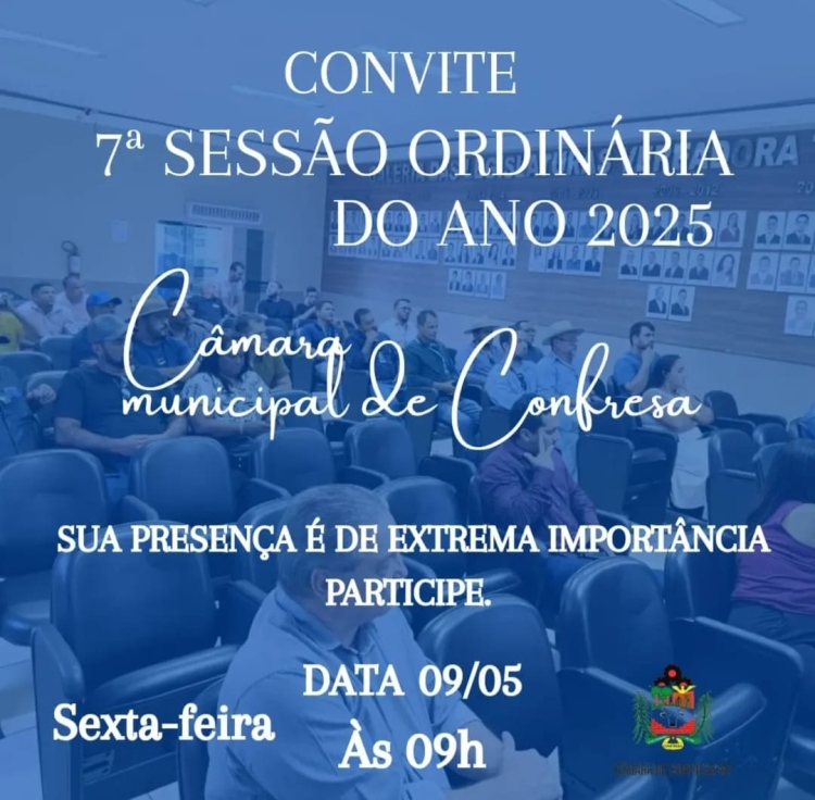 7&ordf; sess&atilde;o ordin&aacute;ria do ano de 2025 