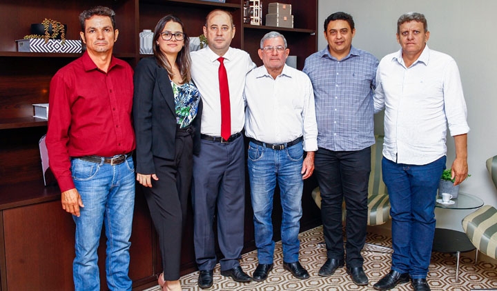 Janete, Polaco, Elton e Zet&atilde;o visitam Cuiab&aacute; e articulam melhorias para Confresa