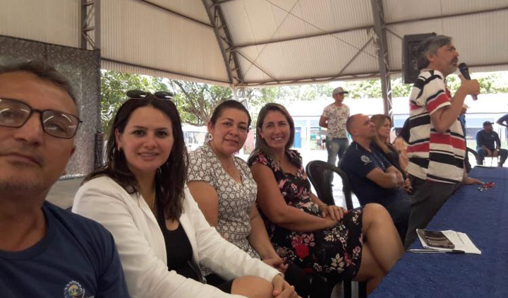 Janete e Geancarlos participam do mutir&atilde;o da cidadania em Veran&oacute;polis